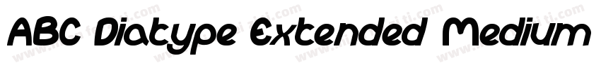 ABC Diatype Extended Medium Unlice字体转换